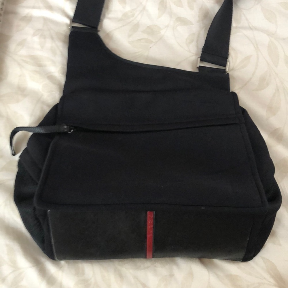 Prada messenger bag black